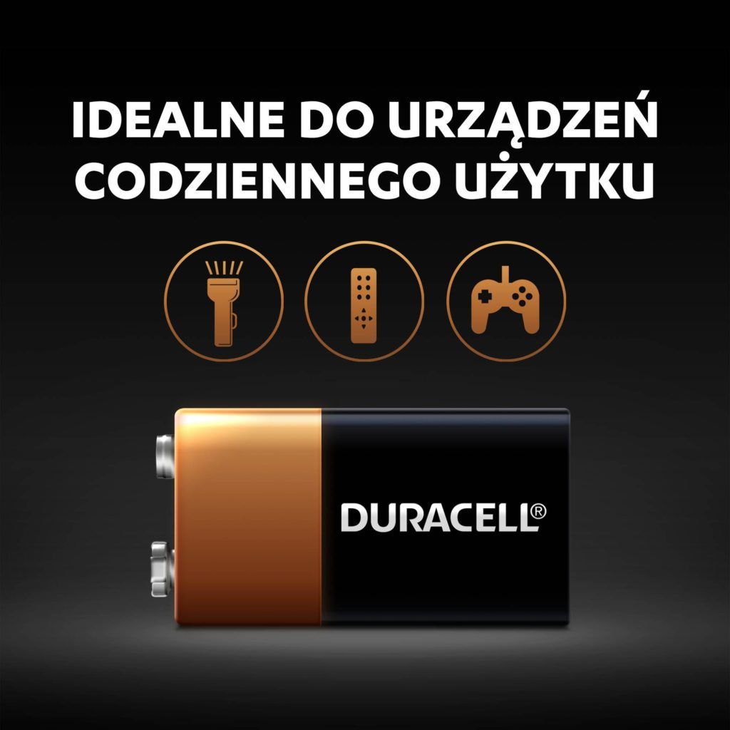 Duracell Basic 6Lr61 9V Alkaline Batteries Blister Of 1 Pc
