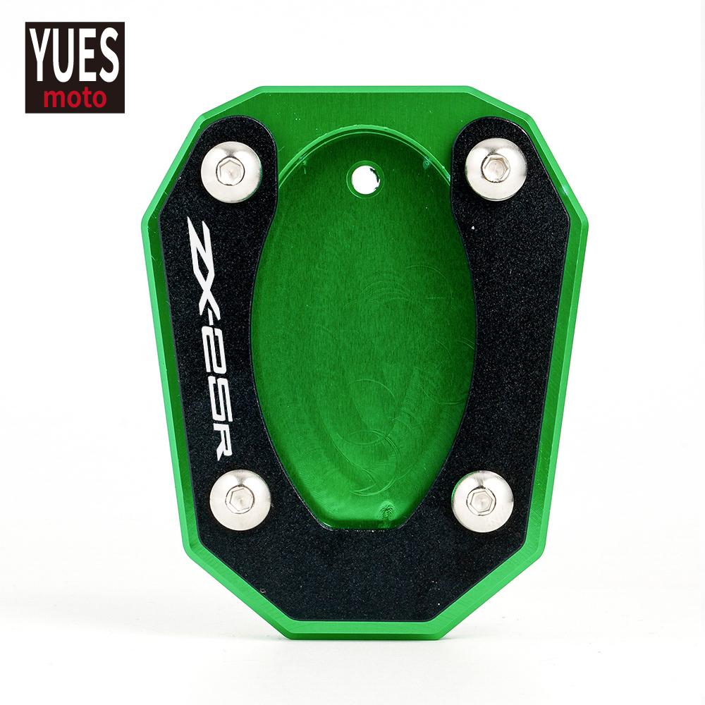 Аксессуары для мотоциклов, алюминиевая боковая подставка с ЧПУ, увеличенная подставка, детали для Kawasaki ZX 25R ninja