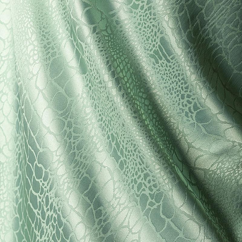 Ткань с принтом под крокодила, микрострейч, черная жаккардовая ткань на метр для платьев, одежды, шитья, однотонная, рукоделие, гладкая