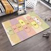 Cute Hopscotch Cat Cartoon Rug Non-slip rug suitable for living room and bedroom sofas.