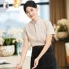 QIANYIYANG Short-Sleeve Waiter Uniform Shirt