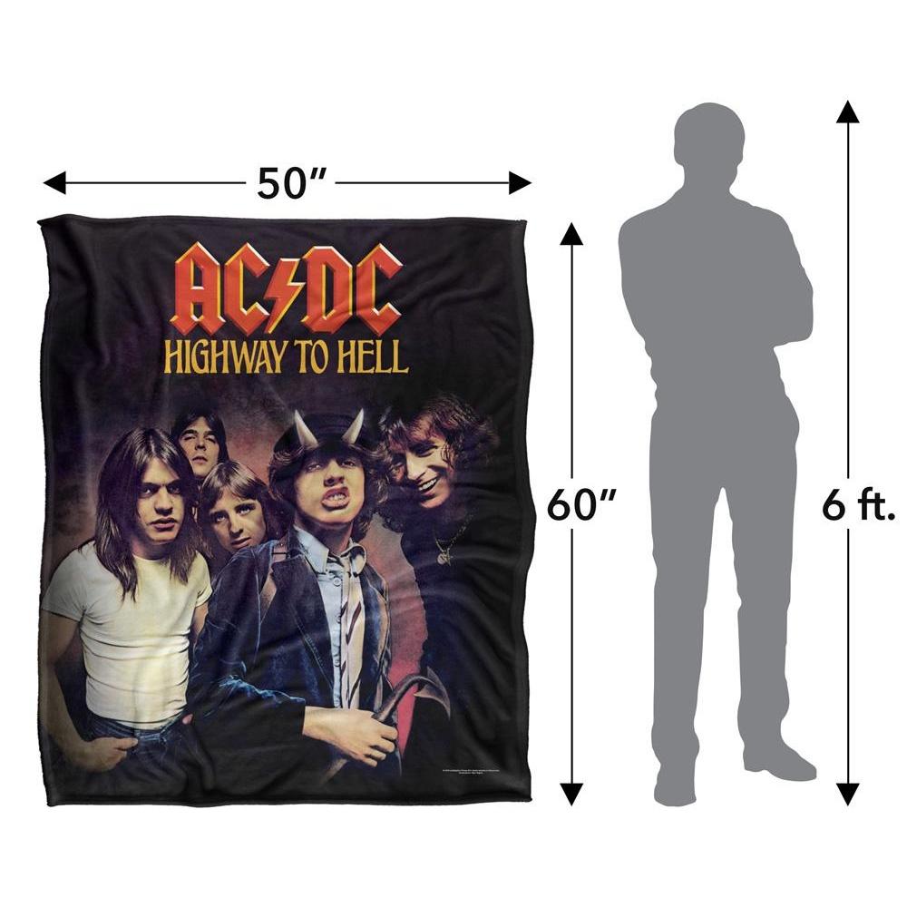 AC/DC Highway To Hell Silky Supersoft Blanket