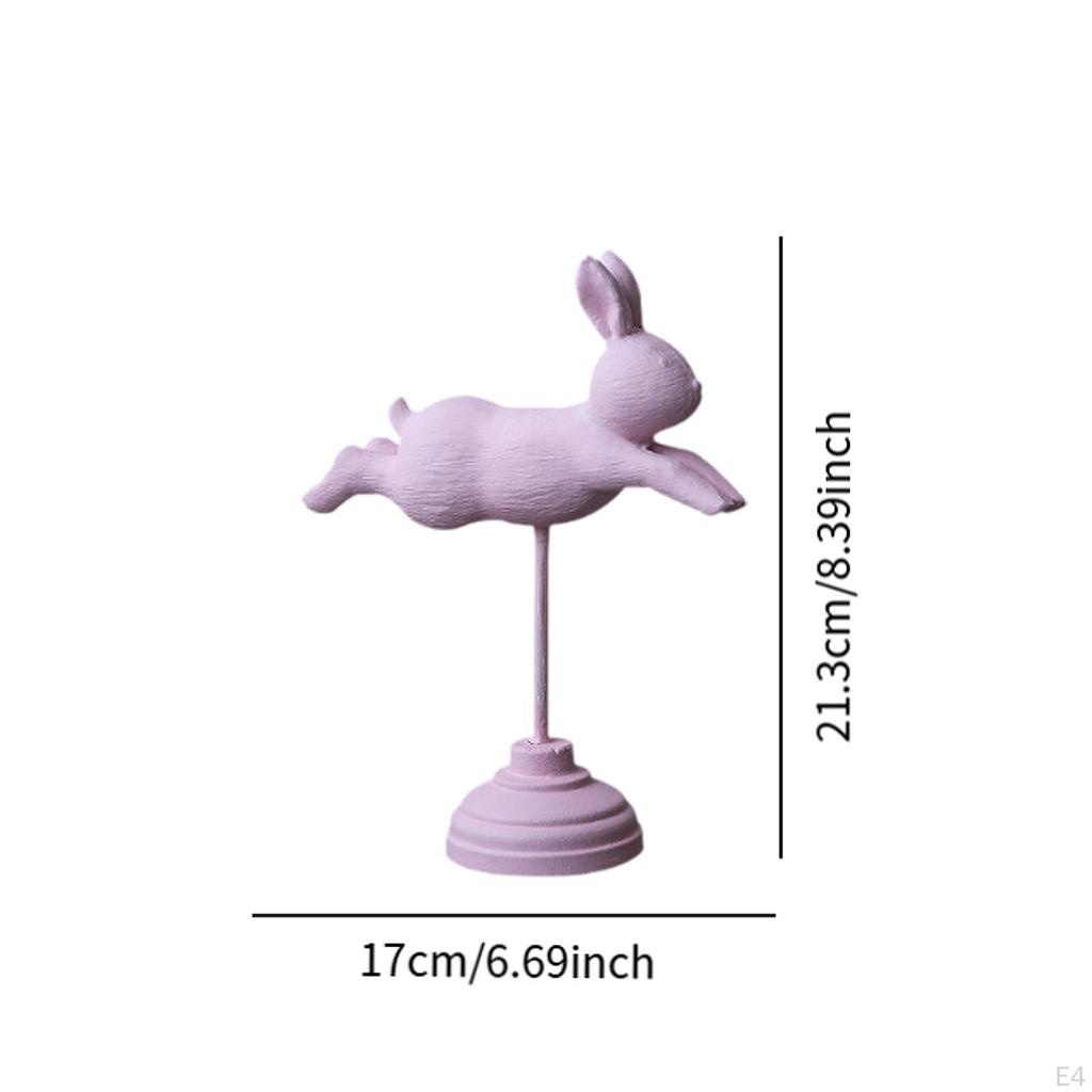 Easter Bunny Sculpture Small Rabbit Figure for Home Tabletop