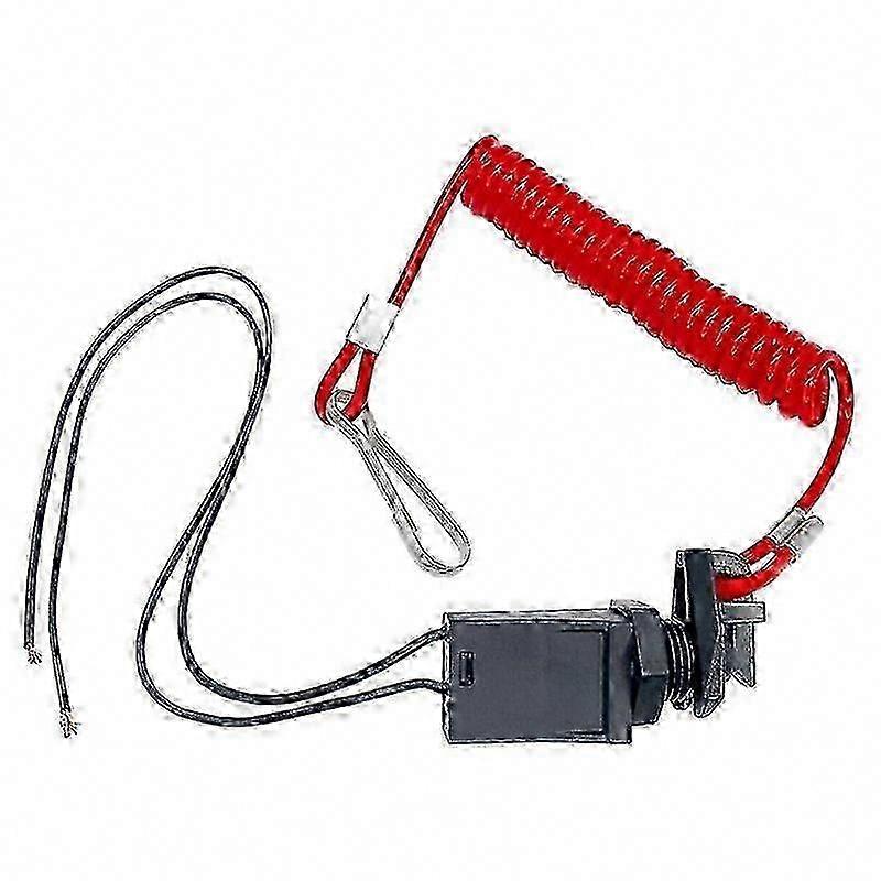 Engine Safety Kill Switch and Lanyard Replacement for Outboard Motors 585134 432230 MP28870 Model 0125