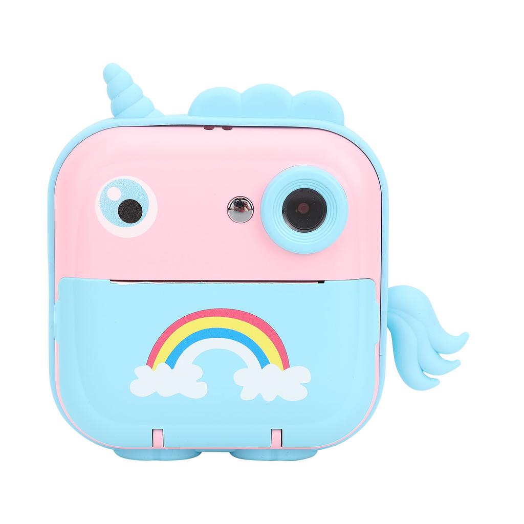 Детская камера мгновенной печати 2,4-дюймовая HD цифровая видеокамера для детей с печатной бумагой, поддержка приложения для 3-14 лет