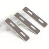 10Pcs/Box Stainless Steel Replacement Blades for DIY Leather Craft Skiver Safety Strander Lace Maker Tool