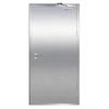 Class A Fire Exit Safety Door, Single/Double Opening, Stainless Steel, Certified for Hotel, Mall, Kitchen Use