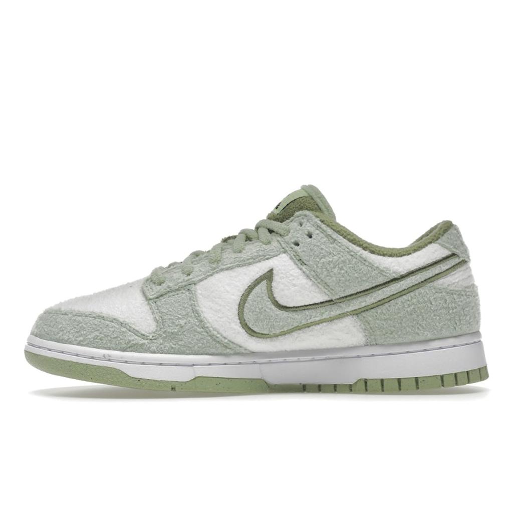 Nike Dunk Low SE Fleece - Женские кроссовки Honeydew Green Phantom Alligator DQ7579-300