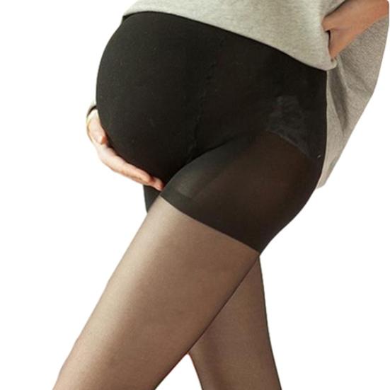 Pregnant Women's Plus Size Silky Stockings Pantyhose Stretchy Tights One Size