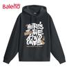 Baleno Men's Heavyweight American Graffiti Hooded Sweatshirt