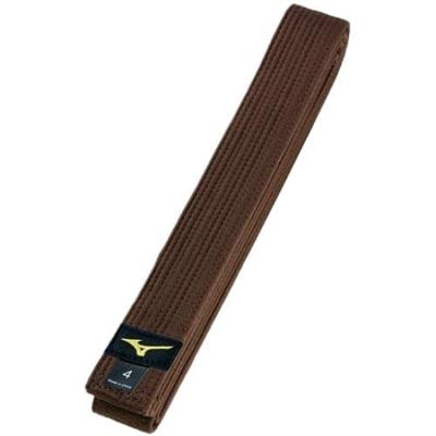 Mizuno Пояс для дзюдо из твиловой ткани с размером 22JV9A18 (Цветной пояс) Плетение, Коричневый, 4,