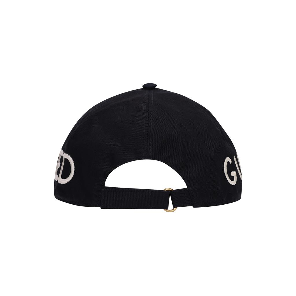 (WMNS) Gucci Love Logo Embroidered Hat 'Black' Women's 478948-3HD05-1000