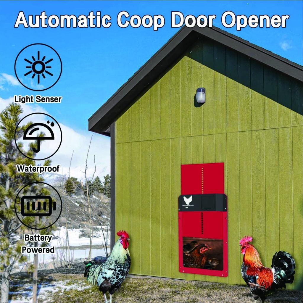 Automatic Chicken Coop Door Light-Sensitive Automatic Chicken House Door