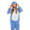 Piżama damska kombinezon kigurumi onesie kostium stich niebieski 145-155 s