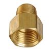 Metal Brass 3/8inch Male To 1/2 Inch Female Pipe Fitting Adapter Screw Connector