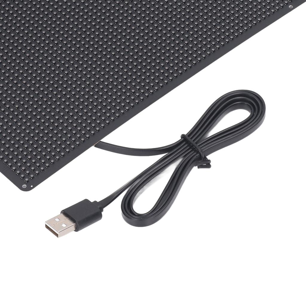 Светодиодная рекламная вывеска, беспроводная передача, программируемая прокручиваемая панель, разрешение 64x64, питание 5 В от USB