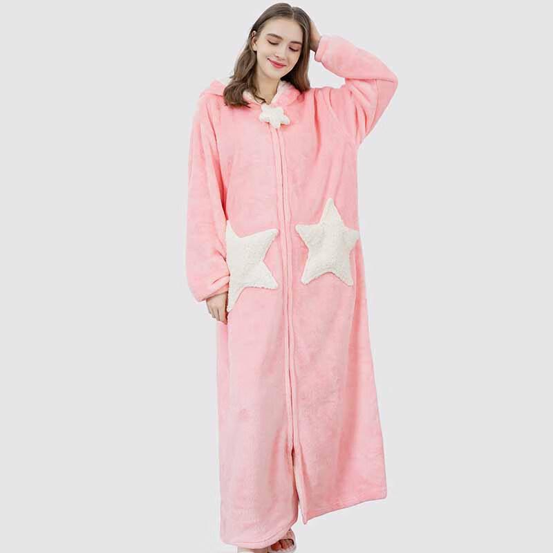 Флисовый халат OEING Star Coral