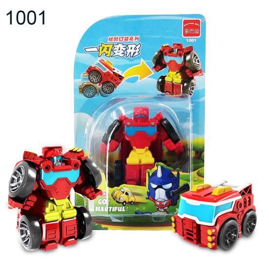 Mini Deformation Car Robot Transformable Inertia Truck Model Interactive Kid Toy