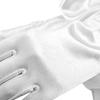 Bridal Satin Finger Gloves Long Elegant Fashionable Women Wedding Gloves for Party Performance