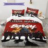 Name Custom Ateez Pattern Bedding Set Quilt Cover Pillowcase Home Decor Gift (1 * duvet cover + 2 * pillowcase, without core)
