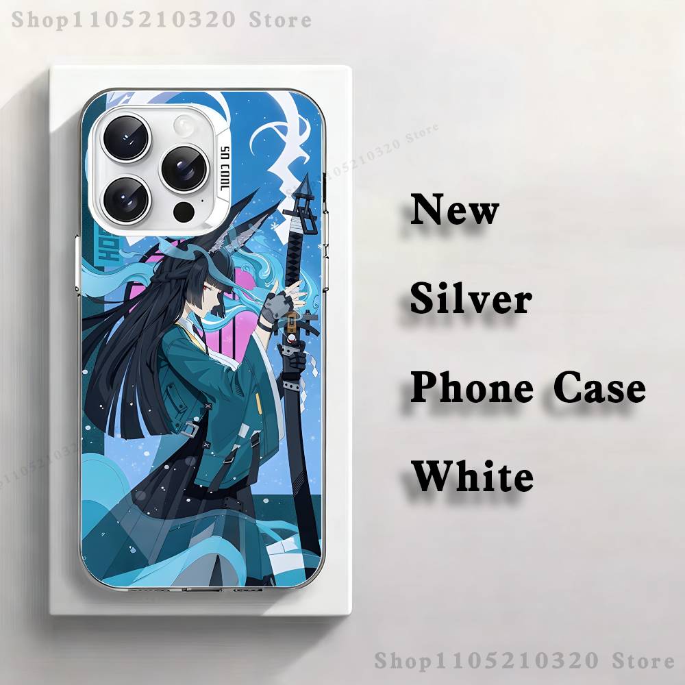 Zenless Zone Zero Phone Case For iPhone 17,16,15,14,13,12,11,Pro,Max,Plus,Mini,XS,SE Anti Fall White Matte Hard Bumper