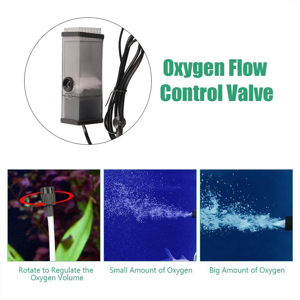 5W 300L/H Aquarium Water Fish Tank Filter Skimmer Oxygenation Pump Chinese Standard Plug