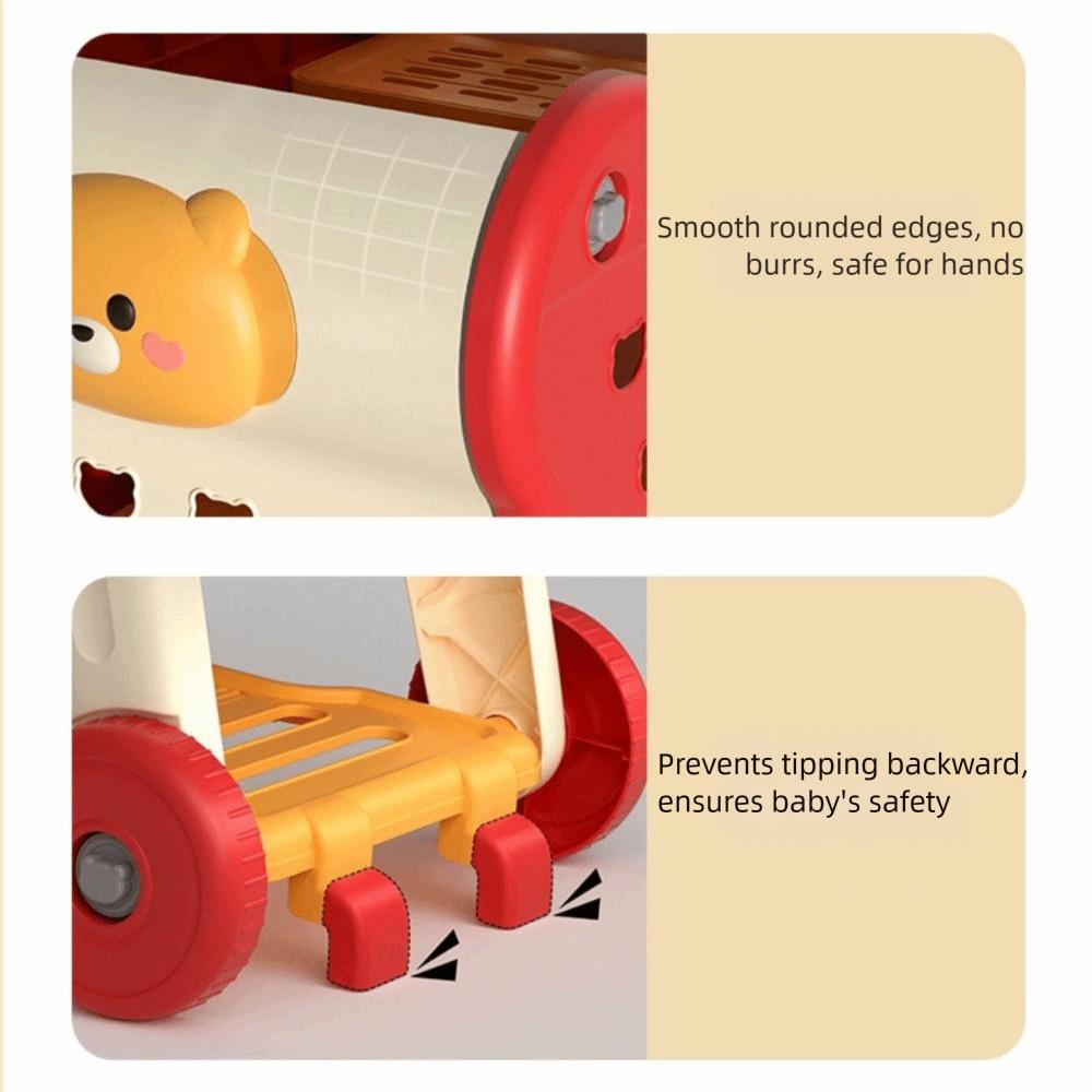 Mini Size Kitchen Playset Food Vegetables Supermarket Toy Shopping Cart Toy Learning Activity