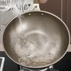 Титановый вок с крышкой Shangheng, 32 см, двусторонний