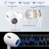 Wired iPhone Earphones Officially Certified Genuine Wired Earphones HIFI Transparent Sound Quality Heavy Bass with Microphone Supports Calls Volume