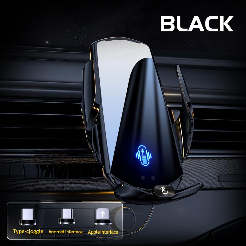 2024 Magic Clip Q11, новое обновление, автомобильное беспроводное зарядное устройство, держатель для мобильного телефона, открывающаяся и закрывающаяся навигационная поддержка, автомобильные принадлежности