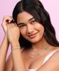 Olivia Burton Модный Серебряный Браслет Ever Stacked с Кристаллами для Женщин (24100347)