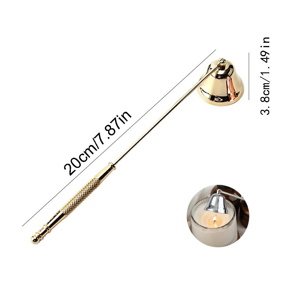 Нержавеющая сталь фитиль свечи гаситель свечей DIY уход за свечами аксессуар крышка колокольчика ручная работа украшения нескользящая ручка гаситель свечей декор подарки