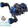 Высокоскоростная рыболовная катушка для Baitcasting, 11+1 BB, передаточное число 7,0:1, двойная тормозная система, Baitcaster Reel