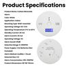 Carbon Monoxide Alarm Smoke Alarm Co Detector LCD Display Alarm Home Supply  Gas Leak Detector Alarm