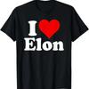 Unisex I Love Heart Elon North Carolina T Shirt