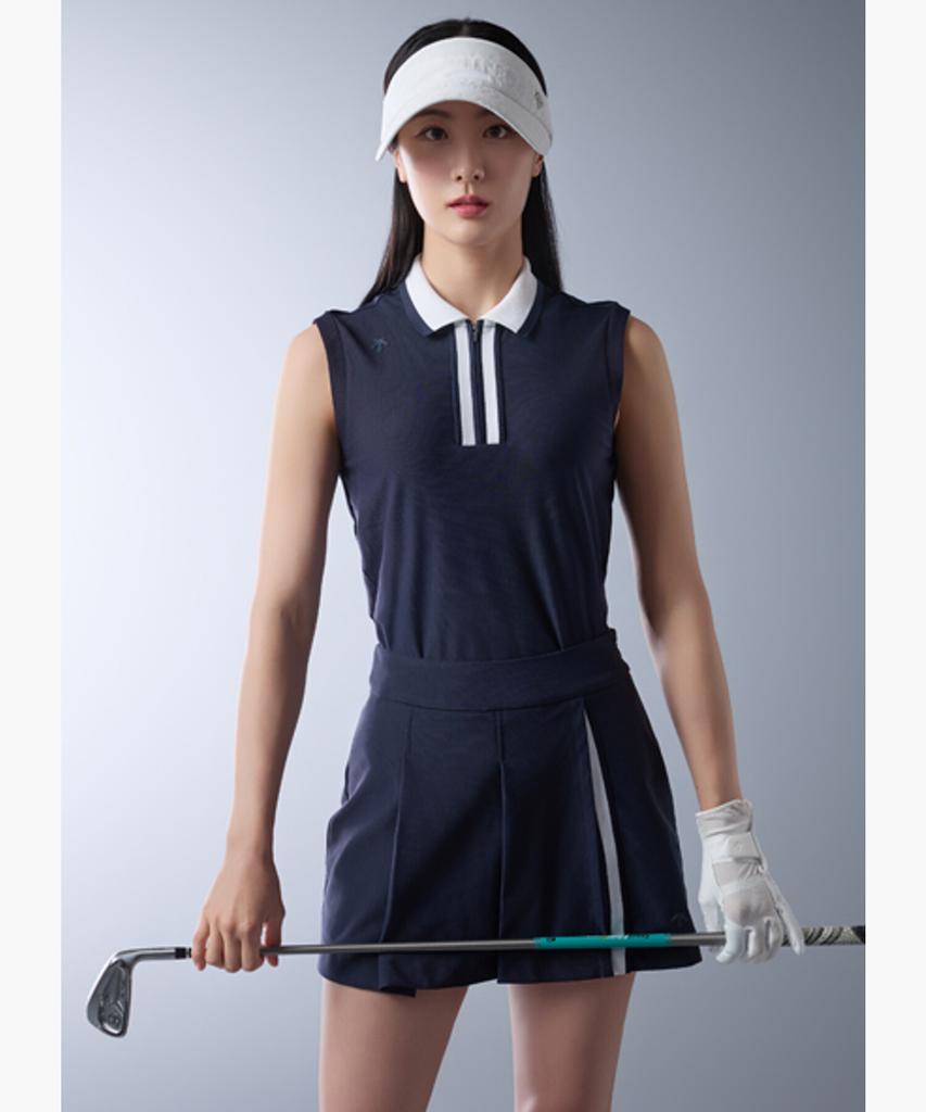 DESCENTE GOLF Женский сетчатый трикотажный топ без рукавов (Dq21Wfsl65)