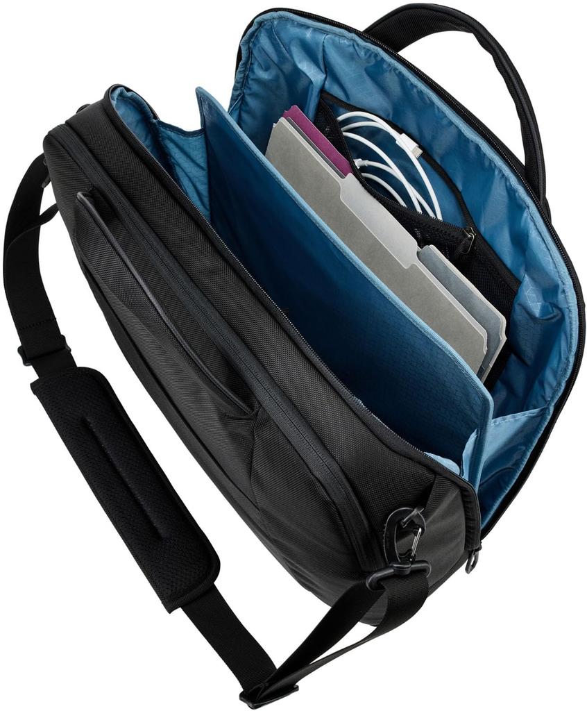 Деловой портфель Thule Accent, 17 л, Дорожная и деловая сумка, Отделение для ноутбука, Съемный плечевой ремень, Разделитель, Черный, 3205385
