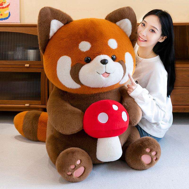 Cute Raccoon Plush Toy Doll Cartoon Large Rag Doll Children's Birthday Gift