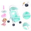 Baby Stroller for Doll Toy Realistic Holiday Xmas Birthday