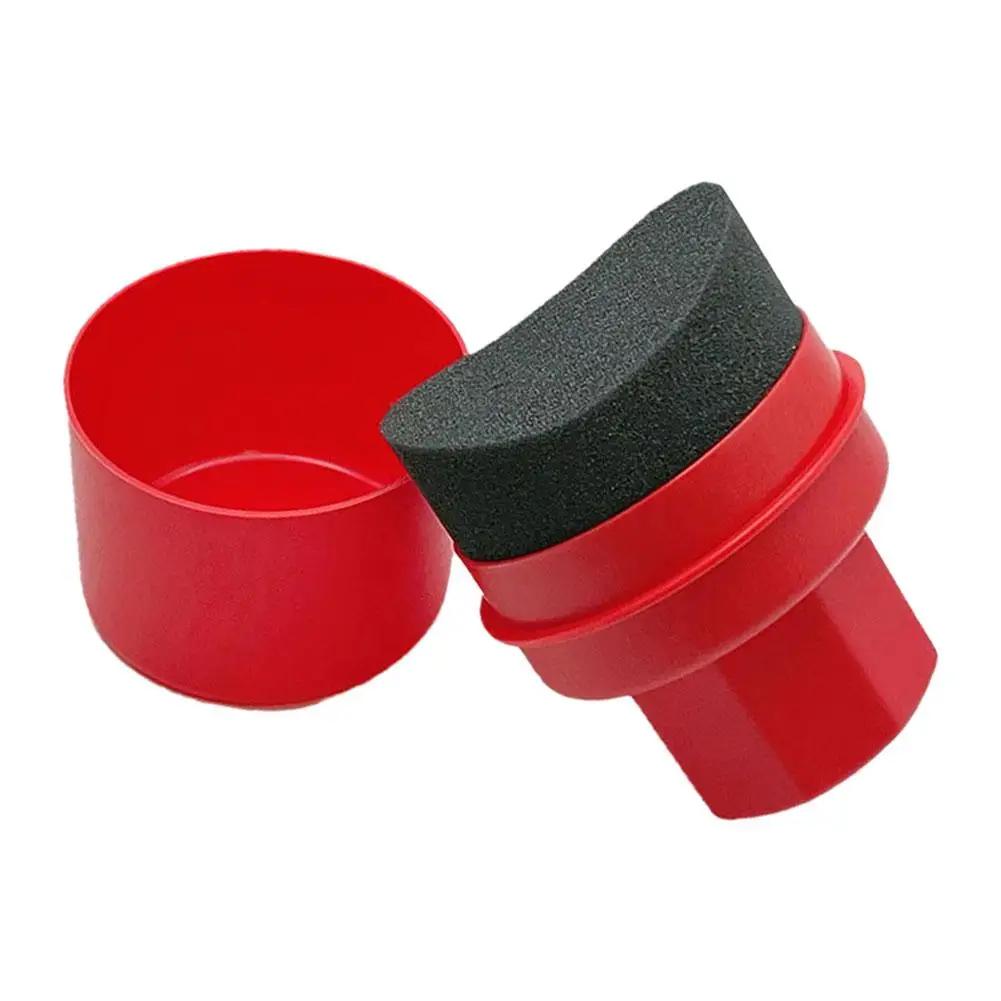 Губка для полировки автомобильных шин, аппликатор для нанесения автомобильного воска с изогнутыми инструментами, крышка в форме шины, легкая очистка, губка для полировки автомобильных шин M2H0