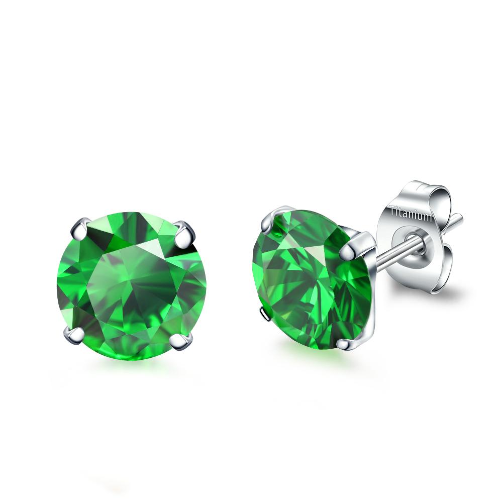 Гипоаллергенные титановые серьги-гвоздики G23 с кубическим цирконием, очень маленькие, не содержат никель, для чувствительных ушей, для женщин и девочек-подростков