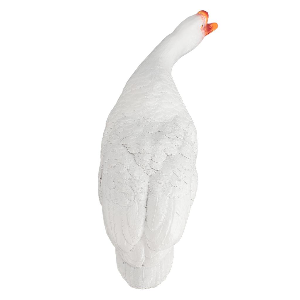 Статуэтка гуся из смолы, садовый декор, фигурка, украшение для лужайки у бассейна, двора, наружное украшение, смешное