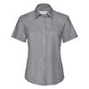 Russell Collection Ladies/Womens Short Sleeve Easy Care Oxford Shirt