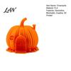 Micro Landscape Desktop Decoration 3D Printed Pumpkin House Ornament for Halloween, Miniature Fairy Tale Cabin Resin Figurine Figure Decoration,