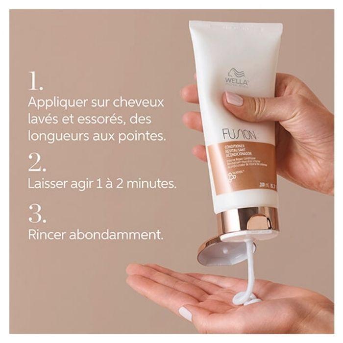 Wella Fusion - Intense Repair Conditioner Nourrit et répare les cheveux abîmés 1 litre après shampoing