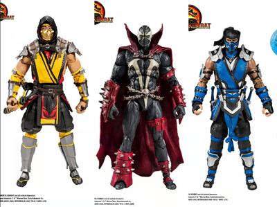 Mortal Kombat Спаун Саб-Зиро Скорпион 7" Подвижная Фигурка Действия Игрушки 17см