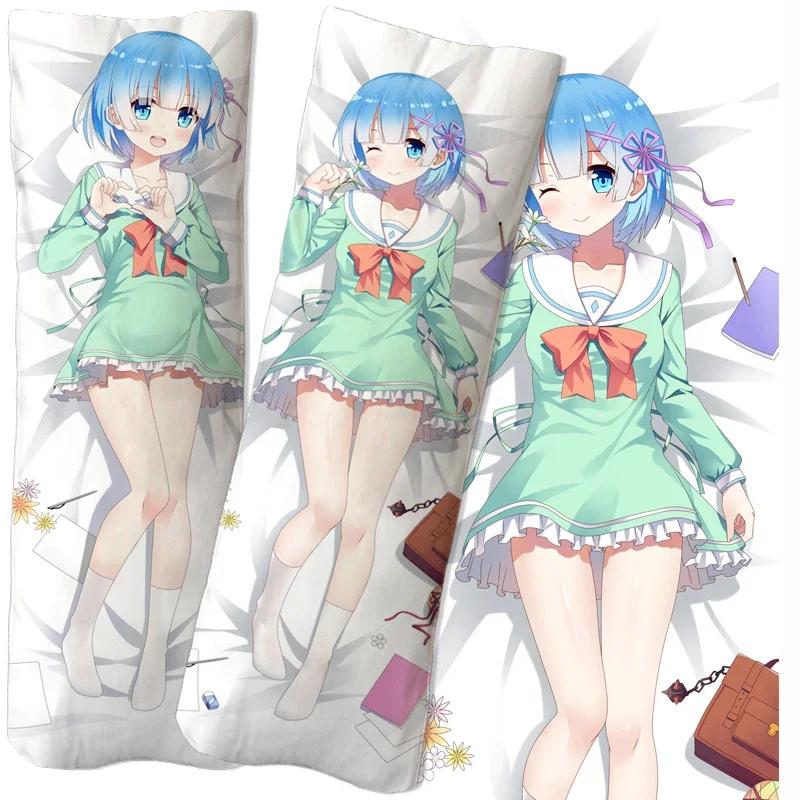 Аниме Ре:Zero Emilia Rem Ram Dakimakura наволочка наволочка обнимающая наволочка для тела игра отаку наволочка