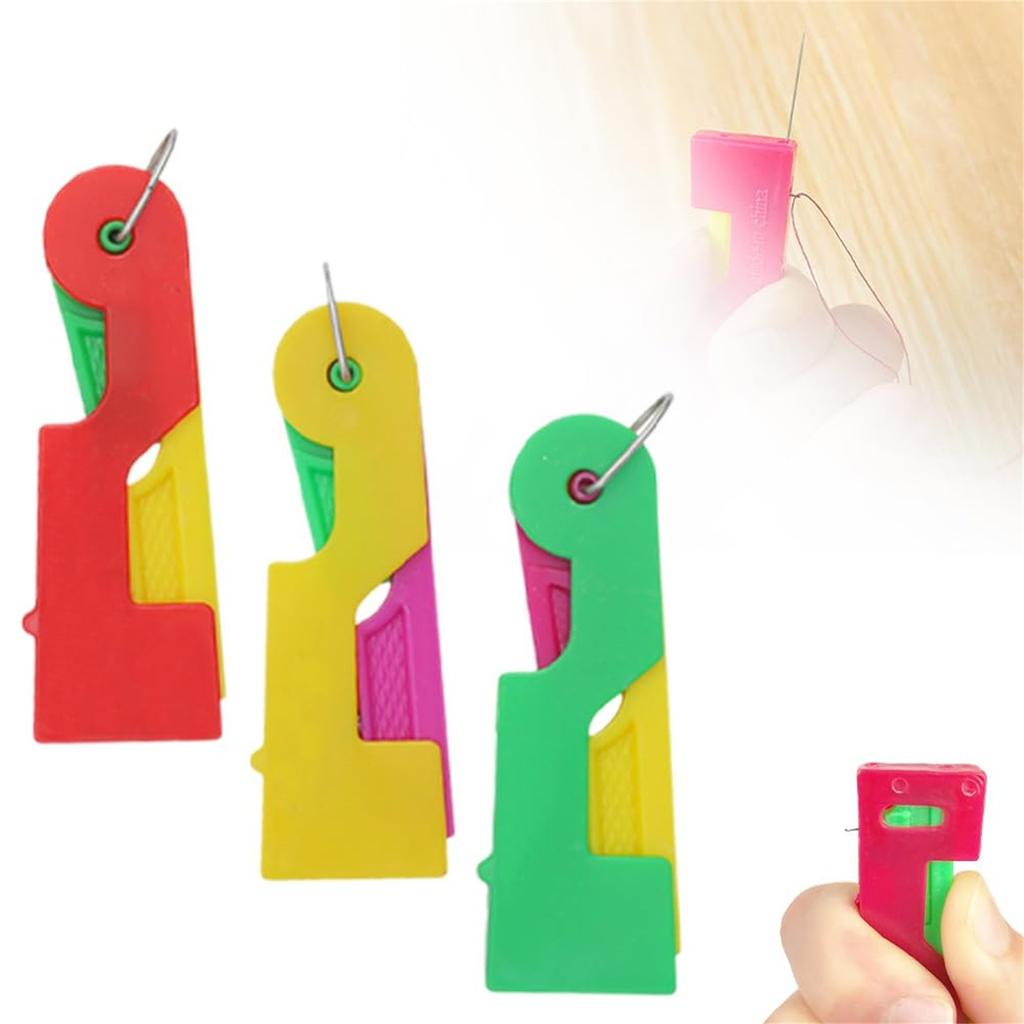 Upgraded Automatic Needle Threader, New Sewing Machine Needle Threader For Hand Sewing Plastic, Quick Sewing Machine Loop Needle Threaders