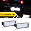 2 шт. 12 В Для Renault Espace IV 2003-2010 Megane II 2002-2009 Canbus Без ошибок Автомобильный Белый Светодиодный Фонарь Номерного Знака