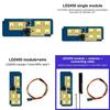 HLK-LD2450 DC5V 24 ГГц Микроволновый датчик-радар для отслеживания движения человека LD2450 Дальность обнаружения 8 м Умный дом